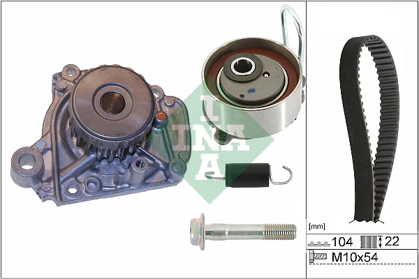Vodní pumpa + sada ozubeného řemene Schaeffler INA 530050631