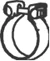 Upínač, výfukový systém DINEX 74811