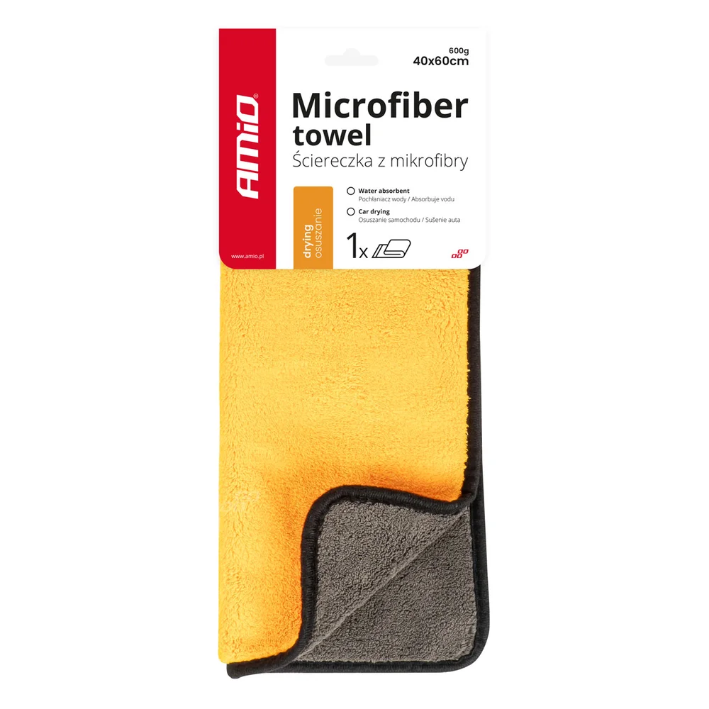 Utěrka z mikrovlákna 40x60cm 600g AMIO-03753