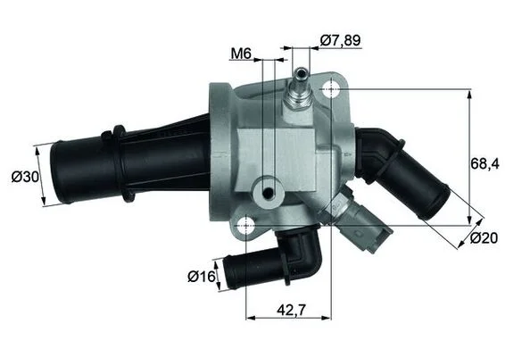 Termostat, chladivo MAHLE TI16488