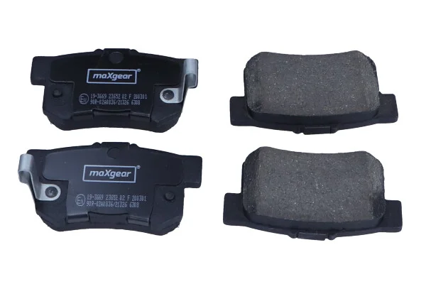Sada brzdových destiček, kotoučová brzda MAXGEAR 19-3669