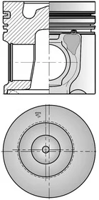 Píst KOLBENSCHMIDT 41505600