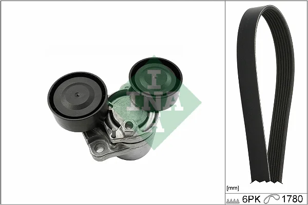 Sada žebrovaných klínových řemenů Schaeffler INA 529051010