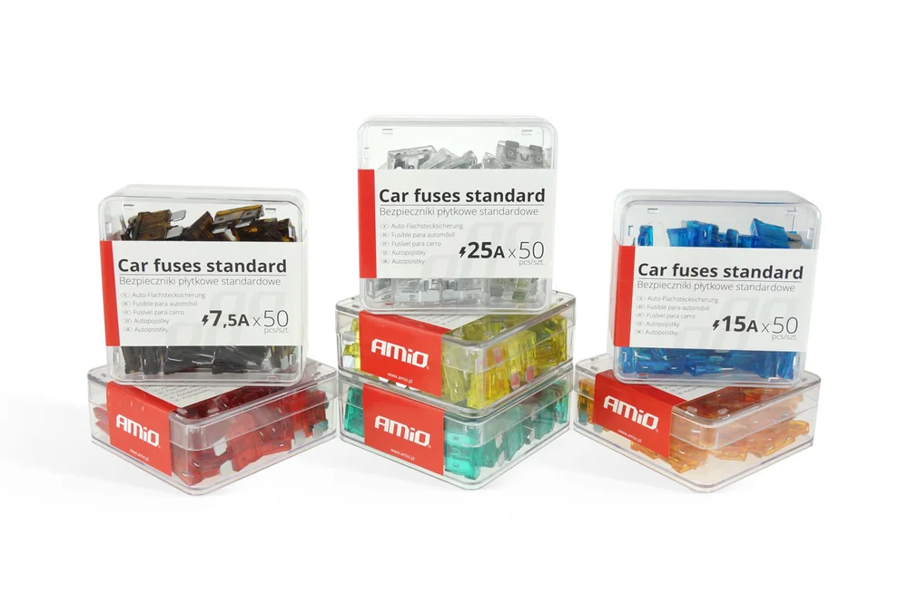 STANDARDNÍ POJISTKY, 50 KS, 7,5A AMIO 01333 - Obrázek 2