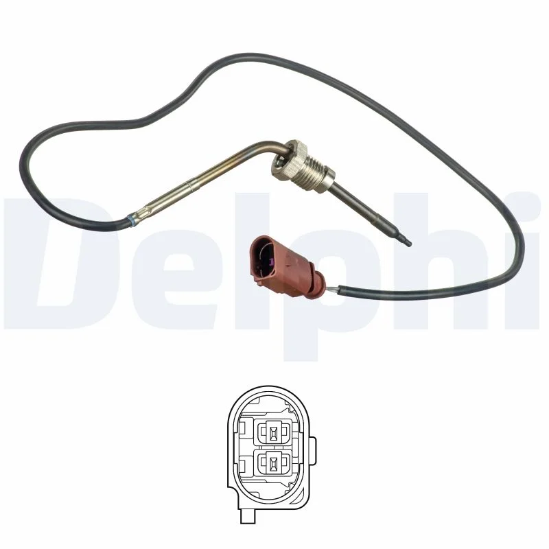Čidlo, teplota výfukových plynů DELPHI TS30187 – OE 4H0906088F Čidlo, teplota výfukových plynů DELPHI TS30187 – OE 4H0906088F