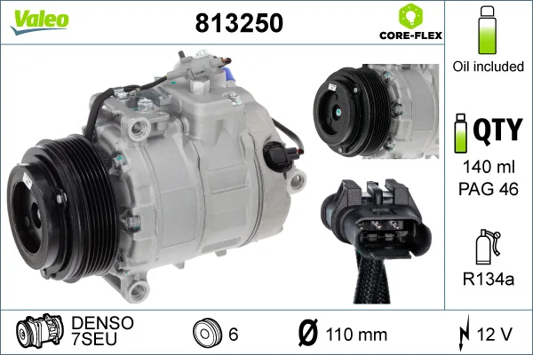 Kompresor, klimatizace VALEO 813250