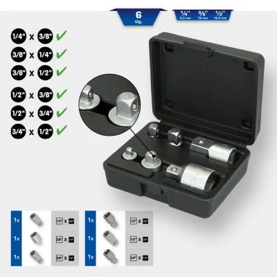 Zvětšovací/redukční adaptér-sada, Knarre KS TOOLS BT024006