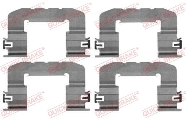 Sada prislusenstvi, oblozeni kotoucove brzdy QUICK BRAKE 109-0017