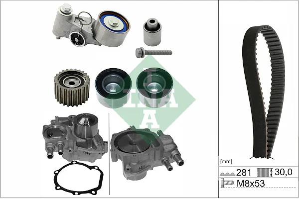 Vodní pumpa + sada ozubeného řemene Schaeffler INA 530056330