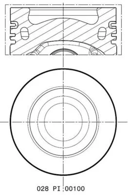 Píst MAHLE 028PI00100001