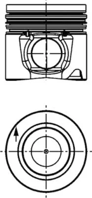 Píst KOLBENSCHMIDT 40652610 – OE 8094848 Píst KOLBENSCHMIDT 40652610 – OE 8094848