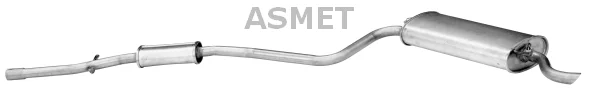 Zadni tlumic vyfuku ASMET 16.048 Zadni tlumic vyfuku ASMET 16.048