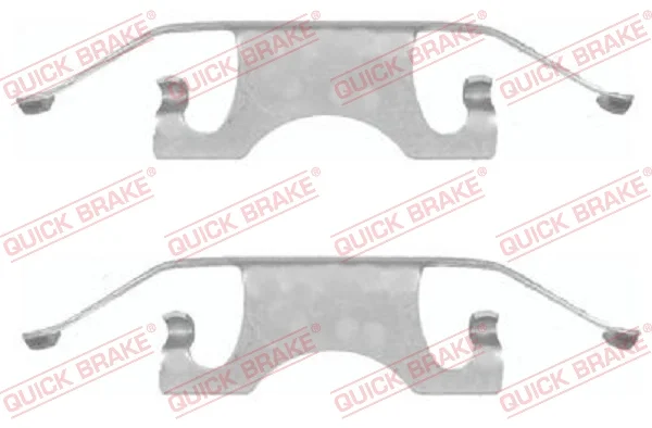 Sada prislusenstvi, oblozeni kotoucove brzdy QUICK BRAKE 109-1640 Sada prislusenstvi, oblozeni kotoucove brzdy QUICK BRAKE 109-1640