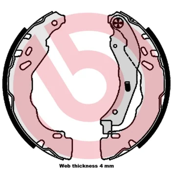 Sada brzdových čelistí BREMBO S61544