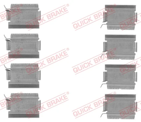 Sada prislusenstvi, oblozeni kotoucove brzdy QUICK BRAKE 109-1820