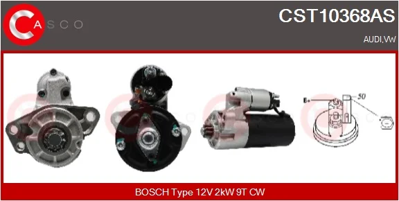 Startér CASCO CST10368AS Startér CASCO CST10368AS