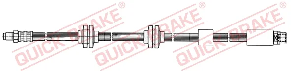 Brzdová hadice QUICK BRAKE 35.917 Brzdová hadice QUICK BRAKE 35.917