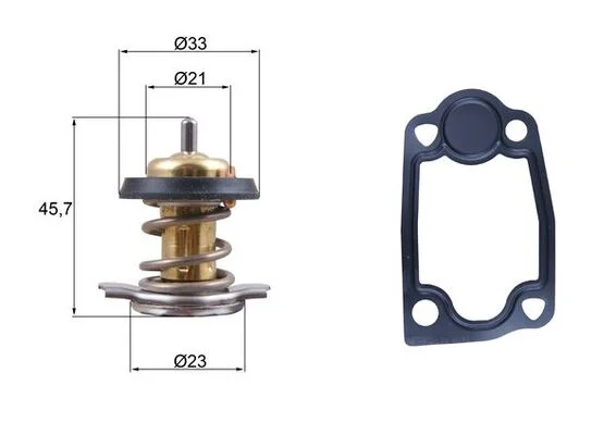Termostat, chladivo MAHLE TX26679D