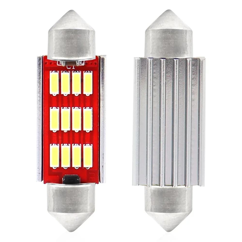 LED CANBUS 4014 12SMD Festoon C5W C10W C3W 41mm White 12V/24V AMIO 01291