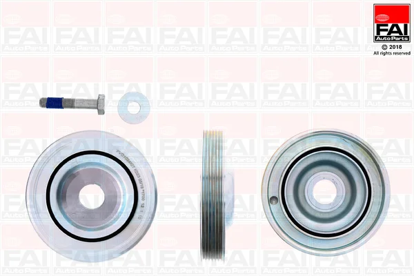 Sada řemenice, kliková hřídel FAI AutoParts FVD1024K