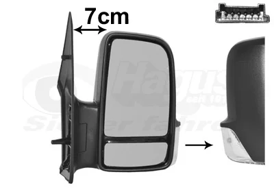 Vnější zpětné zrcátko VAN WEZEL 5862808