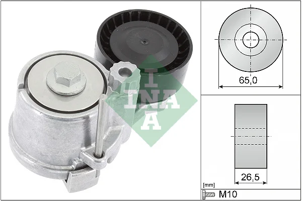 Napínací rameno, žebrovaný klínový řemen Schaeffler INA 534066110