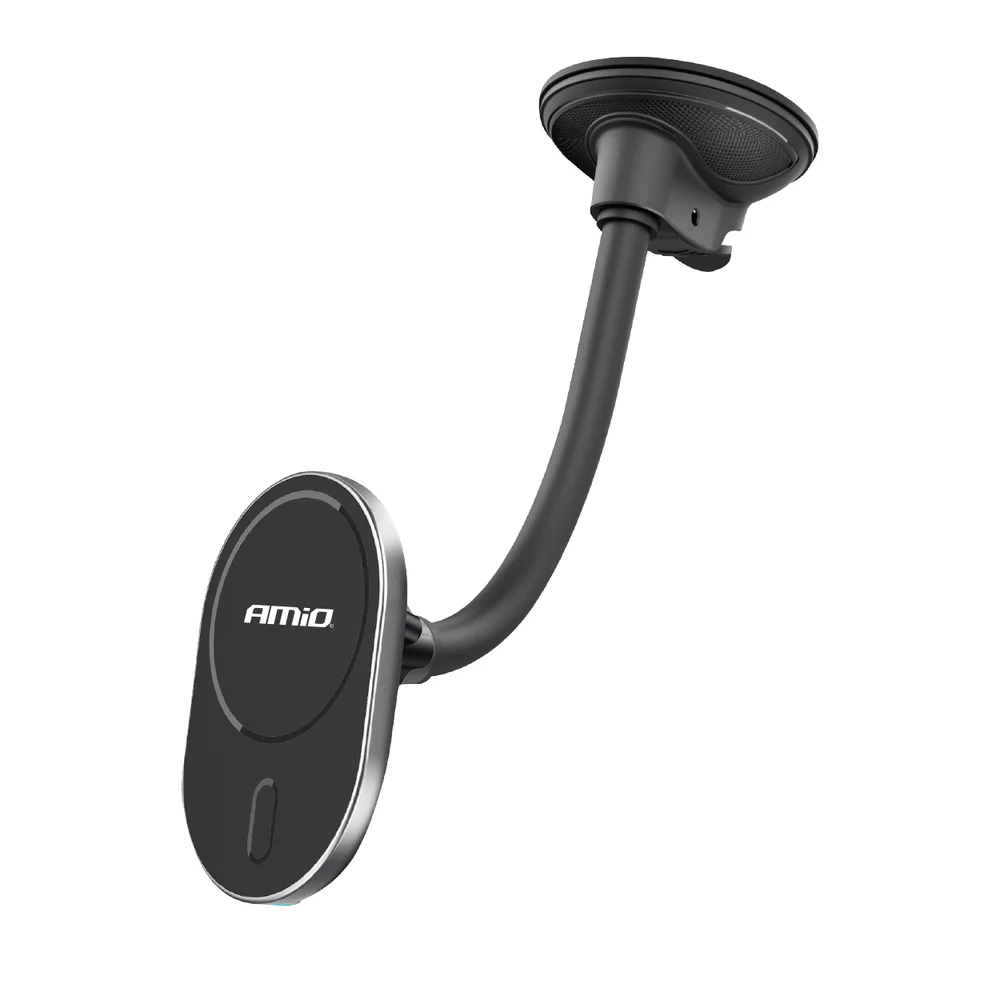 Magnetický držák telefonu s bezdrátovým indukčním nabíjením My Mag 15W AMIO-03772 Magnetický držák telefonu s bezdrátovým indukčním nabíjením My Mag 15W AMIO-03772