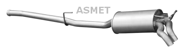 Zadni tlumic vyfuku ASMET 01.048 – OE 2104903821 Zadni tlumic vyfuku ASMET 01.048 – OE 2104903821
