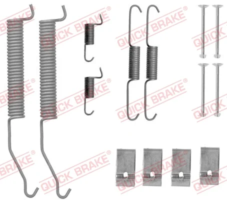 Sada příslušenství, brzdové čelisti QUICK BRAKE 105-0812