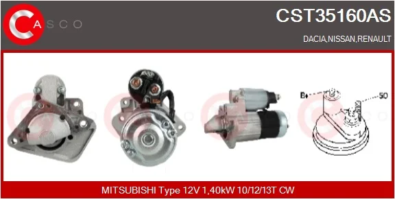 Startér CASCO CST35160AS