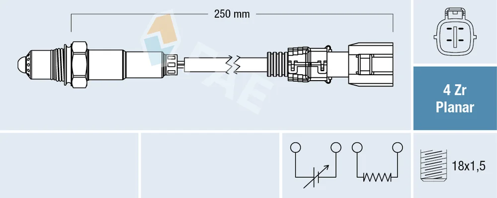 Lambda sonda FAE 77604