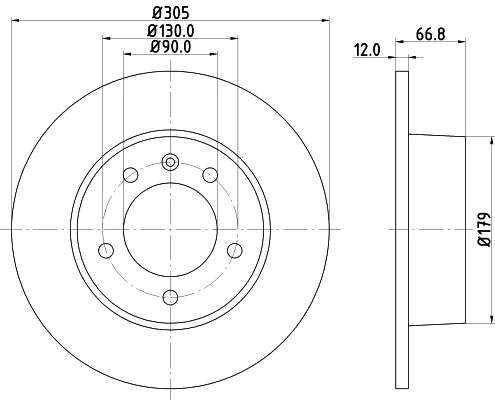 Brzdový kotouč STARLINE PB1584