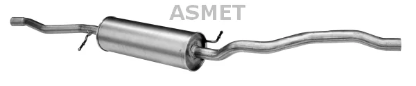 Stredni tlumic vyfuku ASMET 19.033 Stredni tlumic vyfuku ASMET 19.033