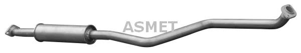 Stredni tlumic vyfuku ASMET 11.043 Stredni tlumic vyfuku ASMET 11.043