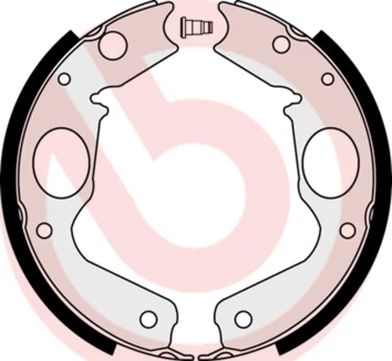 Sada brzdových čelistí, parkovací brzda BREMBO S54518