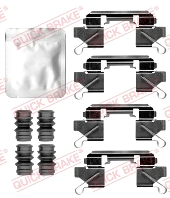 Sada příslušenství, obložení kotoučové brzdy QUICK BRAKE 109-0111 Sada příslušenství, obložení kotoučové brzdy QUICK BRAKE 109-0111