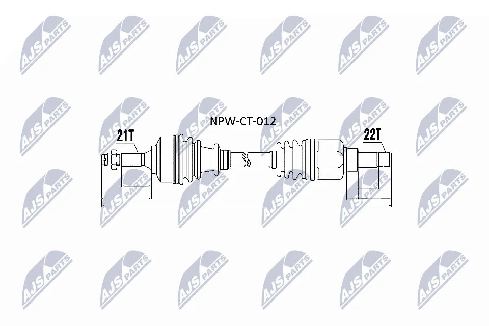 Hnací hřídel NTY NPW-CT-012