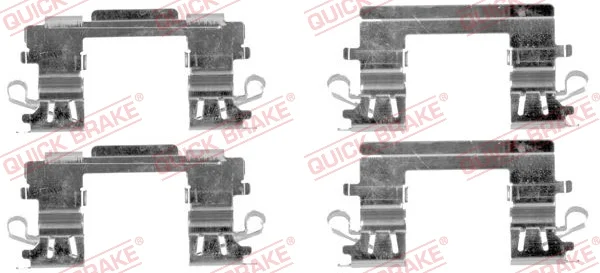 Sada prislusenstvi, oblozeni kotoucove brzdy QUICK BRAKE 109-1757