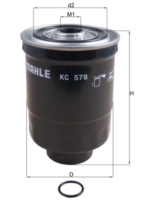 Palivový filtr KNECHT KC578D Palivový filtr KNECHT KC578D