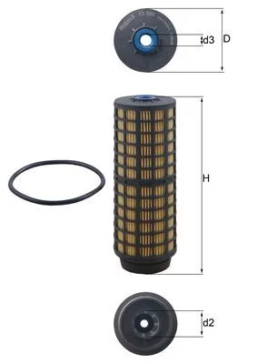 Palivový filtr KNECHT KX564D Palivový filtr KNECHT KX564D