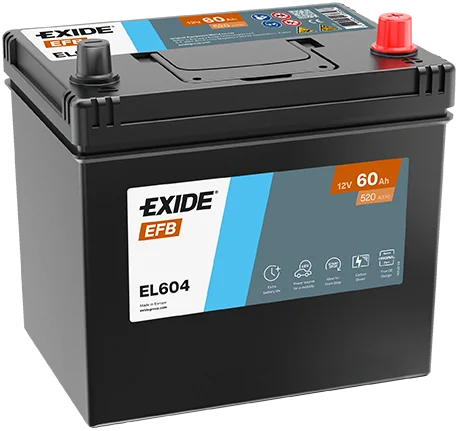 startovací baterie EXIDE EL604 startovací baterie EXIDE EL604