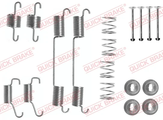 Sada příslušenství, brzdové čelisti QUICK BRAKE 105-0828 Sada příslušenství, brzdové čelisti QUICK BRAKE 105-0828