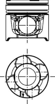 Píst KOLBENSCHMIDT 40217610 – OE 51.02500-6227