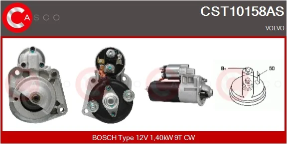 Startér CASCO CST10158AS Startér CASCO CST10158AS