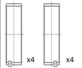 Ojniční ložisko FAI AutoParts BB2167-STD