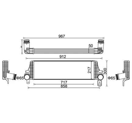 CHLADIČ VZDUCHU TRANSPORTER 2.0 09- HART 612582