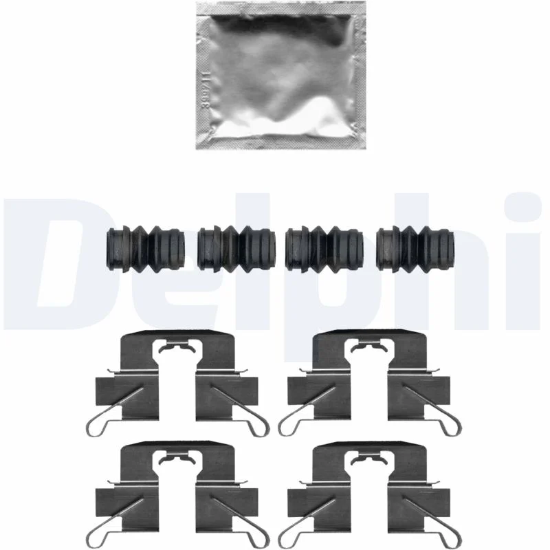 Sada příslušenství, obložení kotoučové brzdy DELPHI LX0696