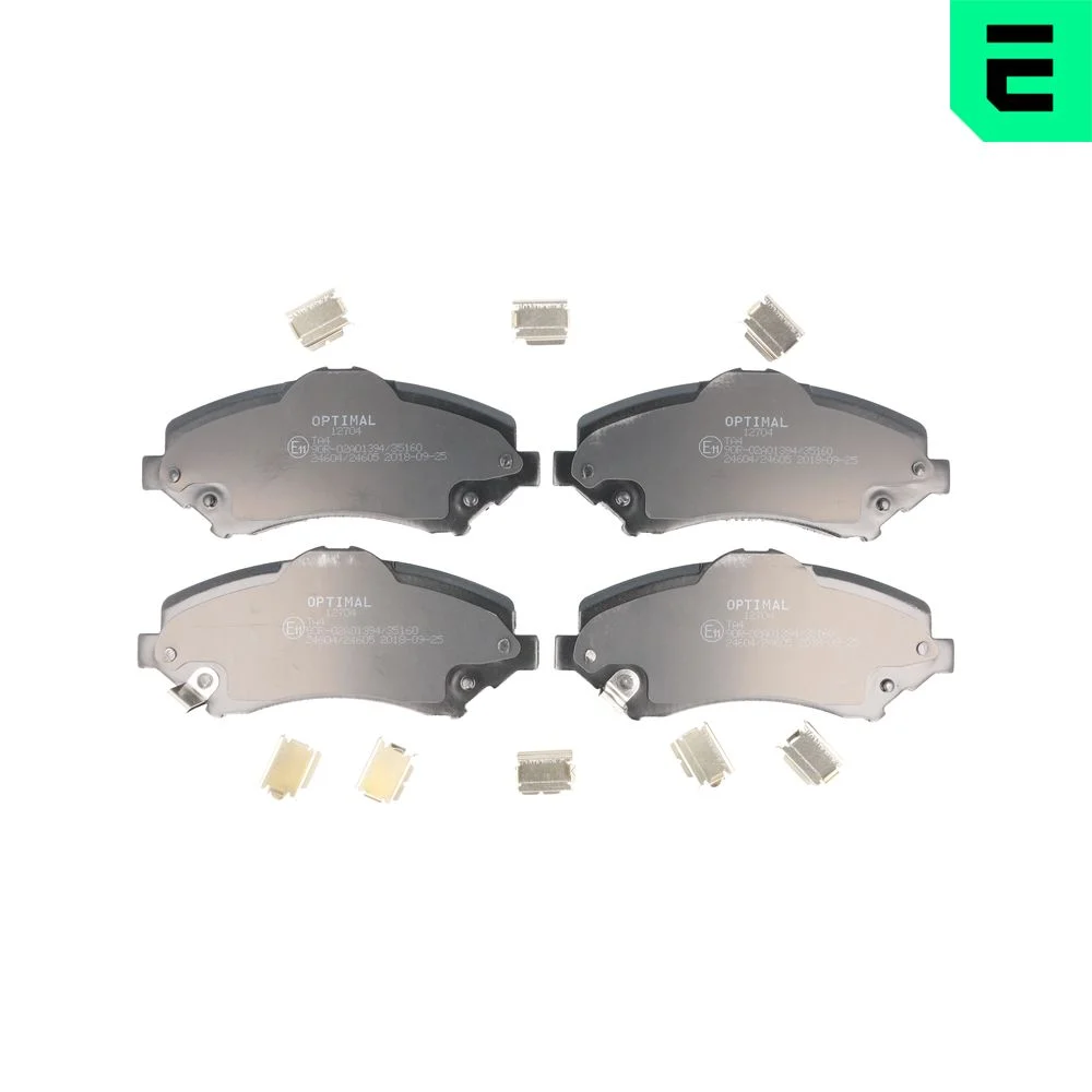 Sada brzdových destiček, kotoučová brzda OPTIMAL BP-12704 Sada brzdových destiček, kotoučová brzda OPTIMAL BP-12704