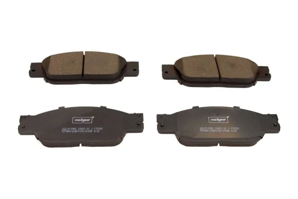 Sada brzdových destiček, kotoučová brzda MAXGEAR 19-2950