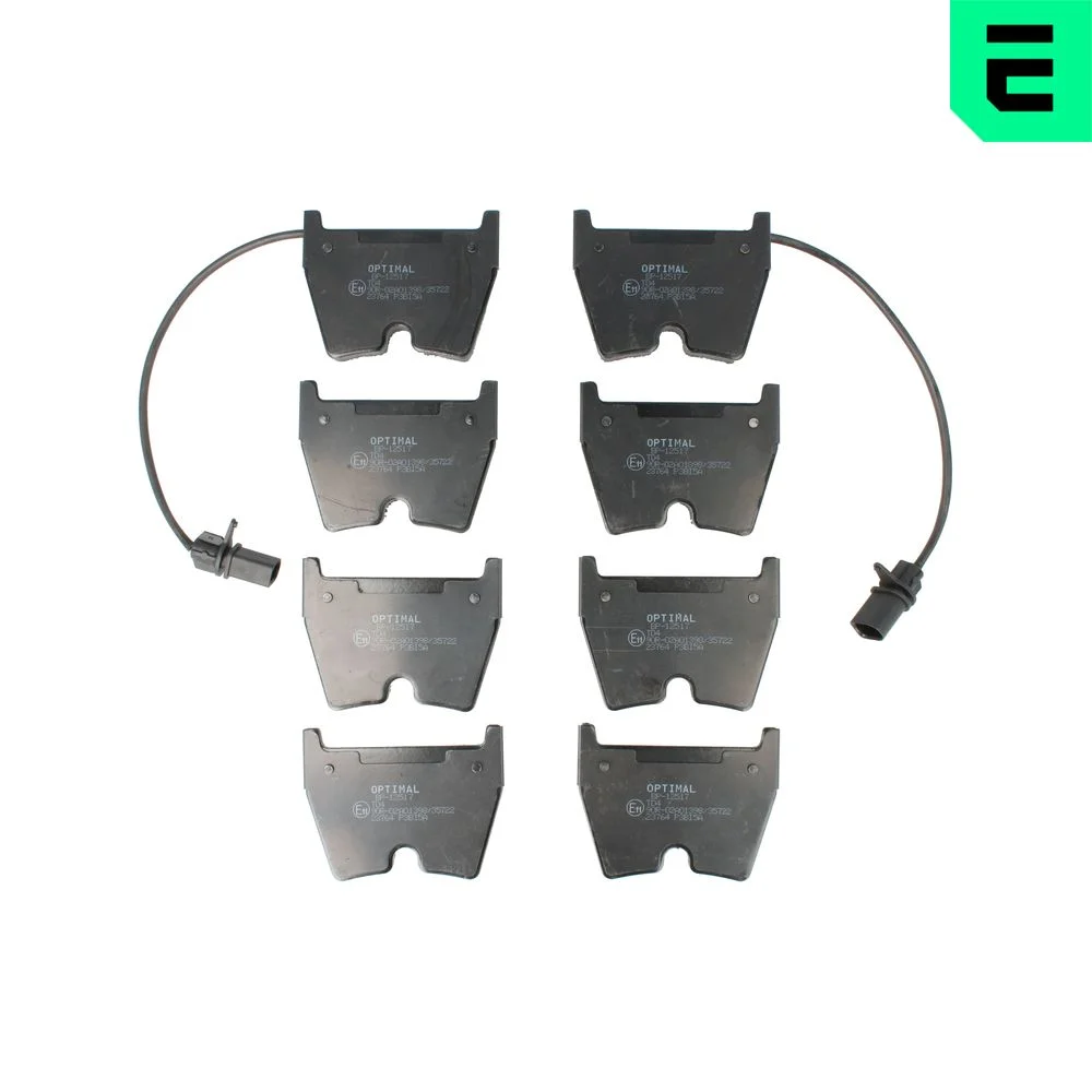 Sada brzdových destiček, kotoučová brzda OPTIMAL BP-12517